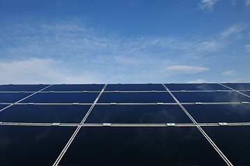 Image showing solar panel renewable energy field