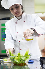 Image showing chef preparing meal