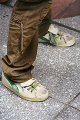 Image showing An old trainers