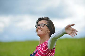 Image showing Enjoying the nature and life