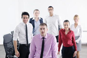 Image showing young business man at meeting