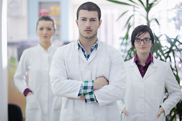 Image showing pharmacy drugstore people team