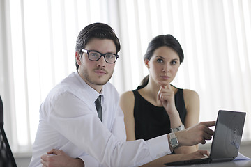 Image showing business people in a meeting at office