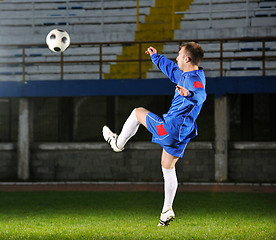 Image showing football player in action