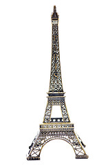 Image showing paris eiffel tower model isolated