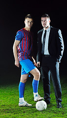 Image showing professional sport manager and coach