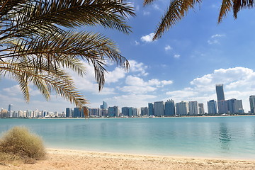 Image showing abu dhabi cityscape