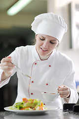 Image showing chef preparing meal