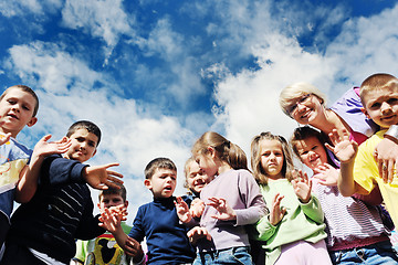 Image showing preschool  kids