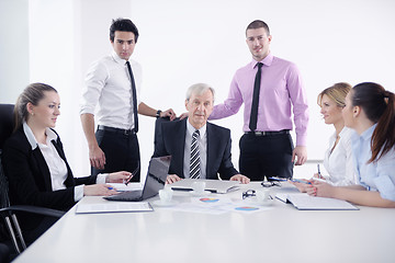 Image showing business people group on meeting