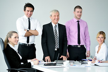 Image showing business people group on meeting