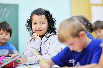 Image showing preschool  kids