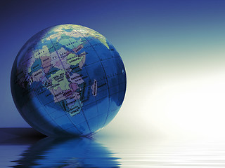 Image showing world globe