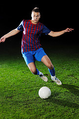 Image showing football player in action