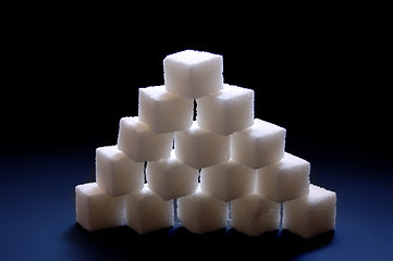 Image showing Sugar cubes