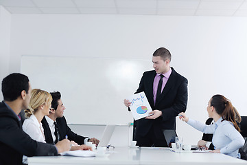 Image showing business people group on meeting