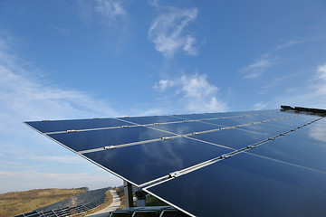 Image showing solar panel renewable energy field