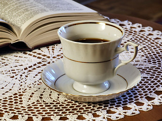 Image showing Coffee break - drink and relax