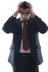 Image showing depressed business man