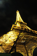 Image showing eiffet tower in paris at night