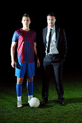 Image showing professional sport manager and coach