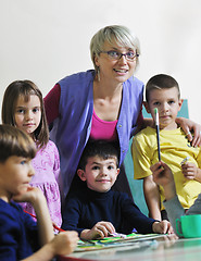 Image showing preschool  kids