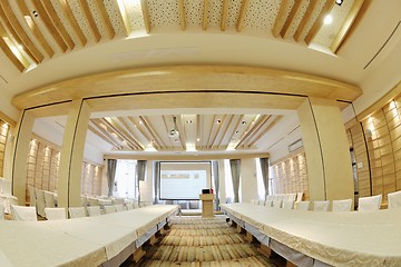 Image showing Empty business conference room