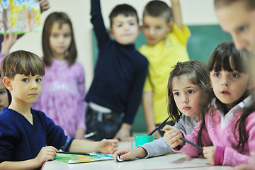 Image showing preschool  kids