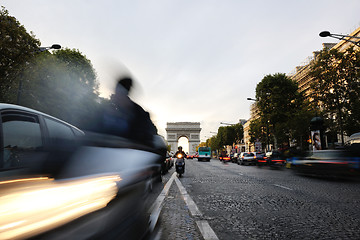 Image showing Arc de Triomphe, Paris,  France