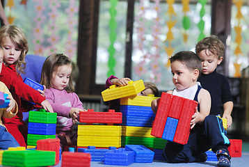 Image showing preschool  kids