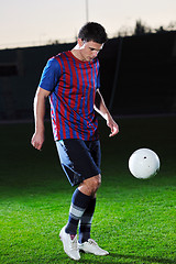 Image showing football player in action