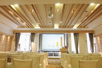 Image showing Empty business conference room