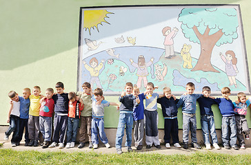 Image showing preschool  kids