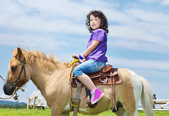 Image showing child ride pony