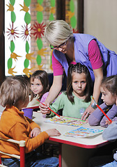 Image showing preschool  kids