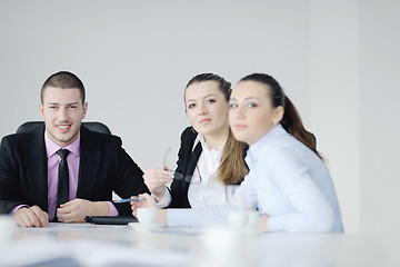 Image showing business people group on meeting