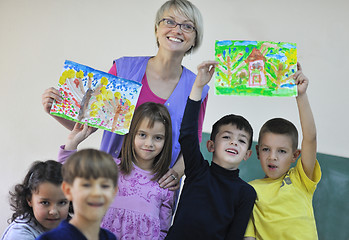 Image showing preschool  kids