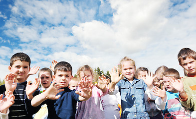 Image showing preschool  kids