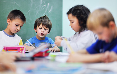 Image showing preschool  kids