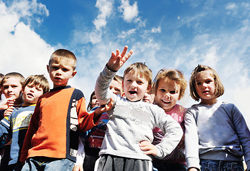 Image showing preschool  kids