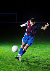 Image showing football player in action