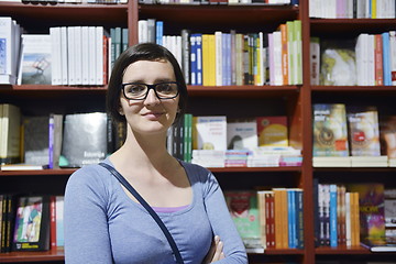 Image showing female in library