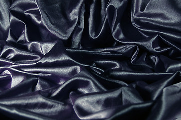 Image showing black satin background
