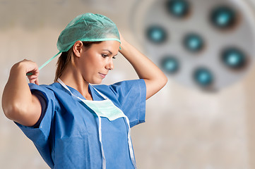 Image showing Female Surgeon