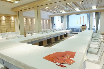 Image showing Empty business conference room