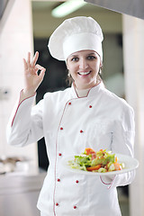 Image showing chef preparing meal