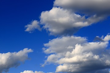 Image showing Blue sky with clouds