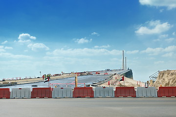 Image showing road under construction