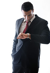 Image showing business man isolated over white background