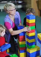 Image showing preschool  kids